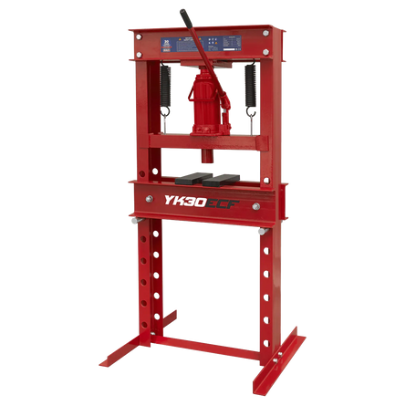 Sealey YK30ECF Hydraulic Press 30 Tonne Economy Floor Type - YK30ECF - Sealey Tools UK - Workshop Tool Storage