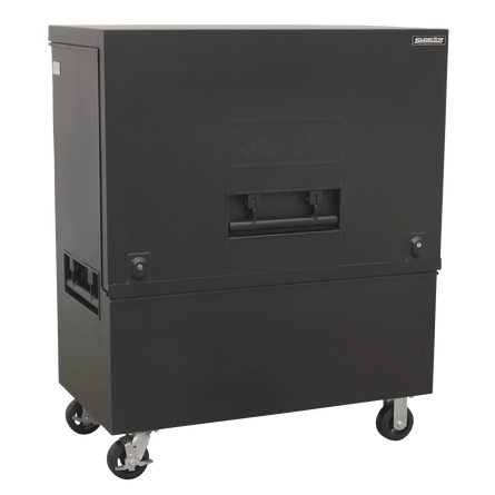 Superline Pro STV01COMBO Heavy - Duty Tool Vault with Wheel Kit - STV01COMBO - Sealey Tools UK - Workshop Tool Storage