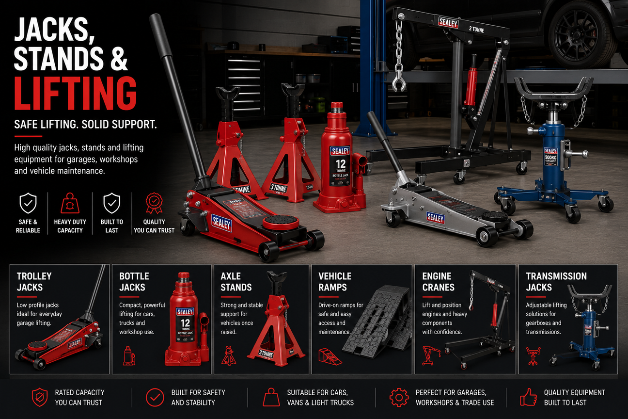 Jacks, Stands & Lifting
