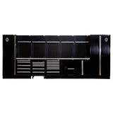 Draper BUNKER® 25‑Piece Modular Storage Combo – Choice of Hardwood or Stainless Steel Worktop