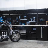 Draper BUNKER® 25‑Piece Modular Storage Combo – Choice of Hardwood or Stainless Steel Worktop