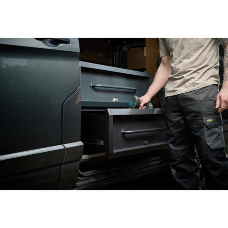 BUNKER® K1 Stacking Security Box – Grey & Black (905mm)
