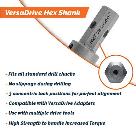 HMT Versadrive TCT Holecutter Extra Long Series 14 x 105mm (9/16") - 101035