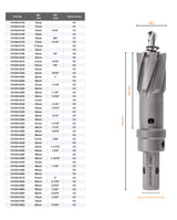 Holemaker Technology 18 Mm Tct Holecutter 55 Mm Depth Of Cut With Versadrive® 11 Mm Hex Shank - 101030-0180