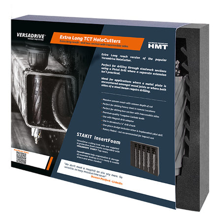 HMT Versadrive TCT Holecutter Extra Long Series 14 x 105mm (9/16") - 101035