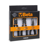 Beta 3-Piece Pliers And Nippers Set With Slip-Proof Double Layer Pvc Handles - 1169G/D3