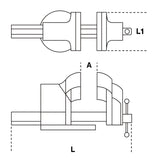 Beta 1599P/150 Parallel Bench Vice — 150 mm Jaw (015990050)