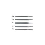 Beta 10 Inch Second Cut Files Without Handles - 1718A10/... - 1718A10/ - 1718A10/Q