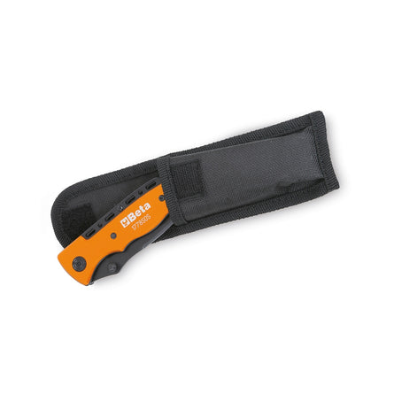 Beta H-Safe Car Service Knife With Window Breaking Hammer And Seat Belt Cutter In Case - 1778SOS-HS