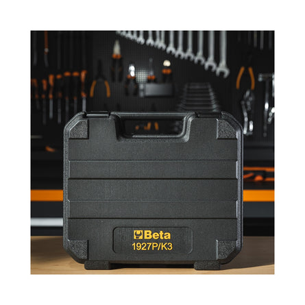 Beta Reversible impact wrench, made from composite material, supplied with 3 impact sockets - 1927P/K3