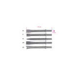 Beta Chisels For Air Hammers 5 Piece Set - 1940E10 - 1940E10/SN