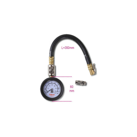 Beta Tyre Pressure Tester 0–4 Bar - 1949M