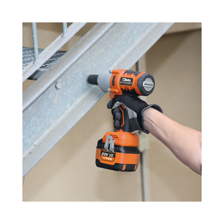 Beta 20V 1/2In Brushless Impact Wrench Kit 600 Nm With Technical Fabric Bag - 1984/K600+BORSA