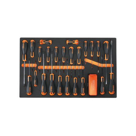 Beta Mobile Roller Cabinet With 8 Drawers And 411-Tool Assortment - 2400 RSC24A/8-VIL - 2400 RSC24A/8-VIL/A