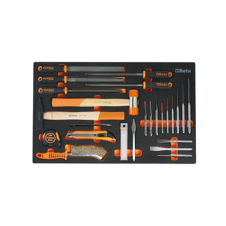 Beta Mobile Roller Cabinet With 8 Drawers And 411-Tool Assortment - 2400 RSC24A/8-VIL - 2400 RSC24A/8-VIL/A