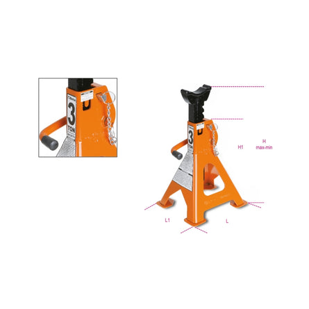 Beta jack stands, pair - 3010T - 3010T 2