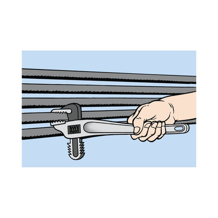 Beta Heavy Duty Offset Pattern Pipe Wrench 450 Mm - 365 - 365 450