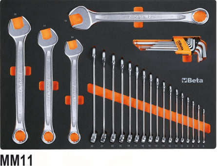 Beta 5945VUM - Assortment of 199 Tools in EVA Foam Trays (059451011)