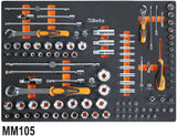 Beta 5945VUM - Assortment of 199 Tools in EVA Foam Trays (059451011)