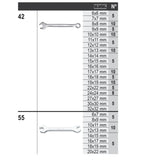 Beta 173-Piece Wrench Assortment With Hooks Without Panel - 6600 M/29
