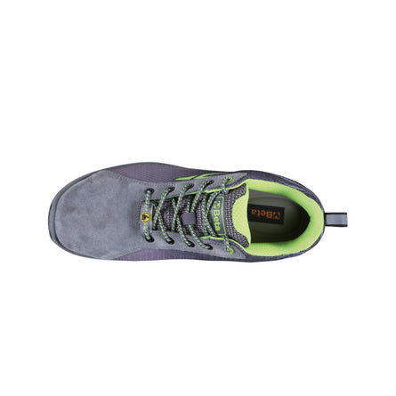 Beta Highly Breathable Mesh And Suede Safety Shoe With Heel Stability Support Size 35 - 7316NG - 7316NG 35