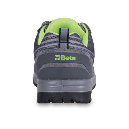 Beta Highly Breathable Mesh And Suede Safety Shoe With Heel Stability Support Size 35 - 7316NG - 7316NG 35