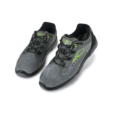 Beta Perforated Suede Safety Shoe With Microfibre Heel Reinforcement Size 43 - 7317NA - 7317NA 43
