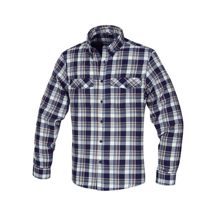 Beta Flannel Check Work Shirt Large - 7545F - 7545F L