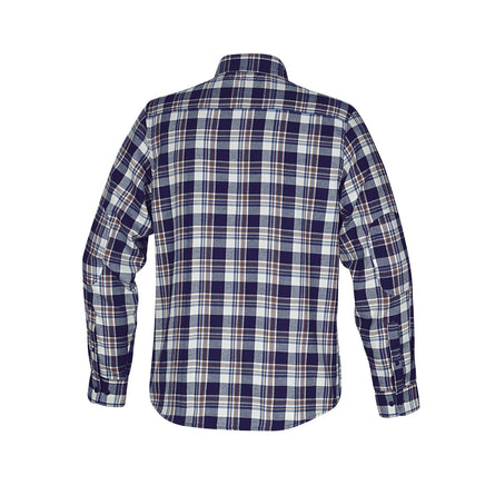 Beta Flannel Check Work Shirt Large - 7545F - 7545F L