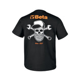 Beta Modern Print Cotton T-Shirt - 7548T XS