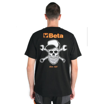 Beta Modern Print Cotton T-Shirt - 7548T XS