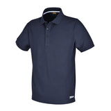 Beta Three-Button Piqué Cotton Work Polo Shirt Blue - 7552BL L