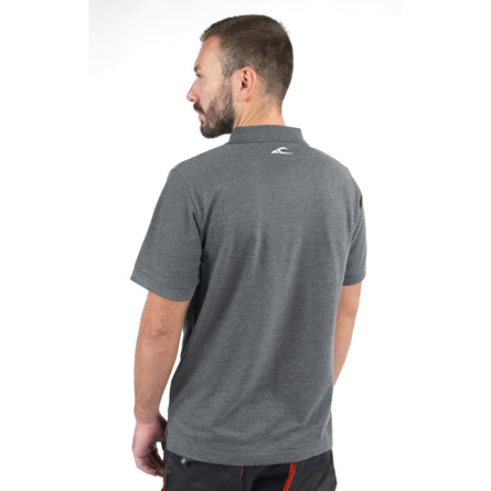 Beta Three-Button Cotton Work Polo Shirt - 7552G S
