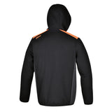 Beta Long-Zipped Hoodie Black With Anthracite Grey Inserts Size L - 7566NG - 7566NG L