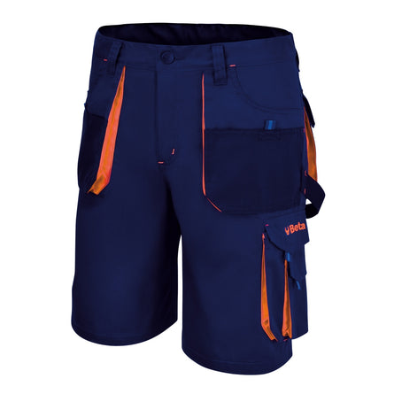 Beta Lightweight Work Bermuda Shorts Blue Size S - 7861B - 7861B S