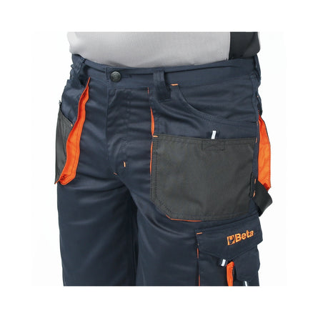 Beta Lightweight Work Bermuda Shorts Blue Size S - 7861B - 7861B S