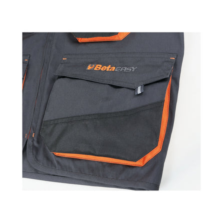 Beta Sleeveless Work Jacket 2Xl Grey - 7907G - 7907G XXL