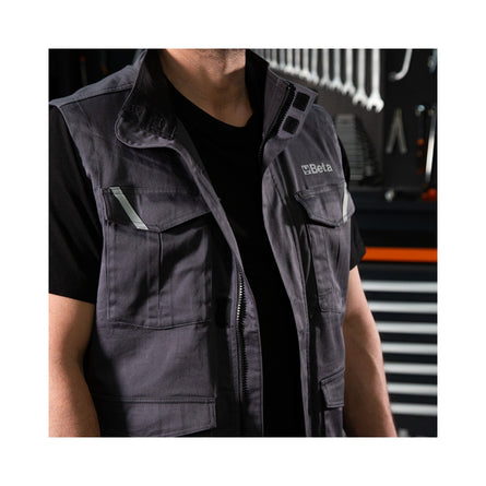 Beta Sleeveless Work Jacket - 7937MG M
