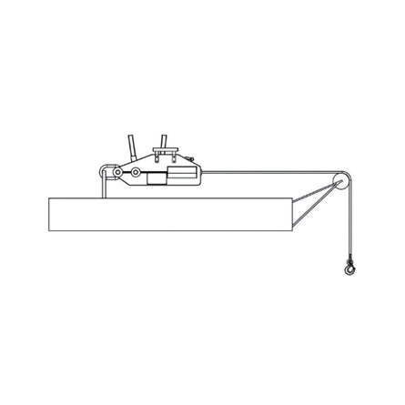Robur Manual Rope Winch - 8148 0,8X20M