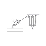 Robur Manual Rope Winch - 8148 0,8X20M