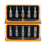 Beta 10-Piece Torx Bit Set With Magnetic Bit Holder In Pocket Case - 861TX/A10