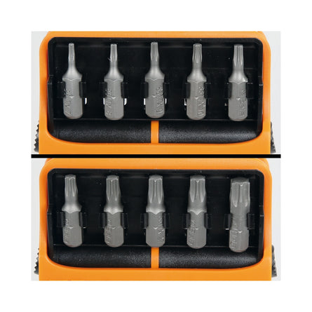 Beta 10-Piece Torx Bit Set With Magnetic Bit Holder In Pocket Case - 861TX/A10