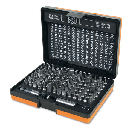 Betaworker 98-Piece 1/4 Inch Hex Bit Set With 2 Bit Holders - 861/C100