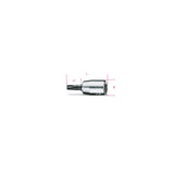 Beta 1/4In Torx Socket Driver T8 - 900TX - 900TX 08