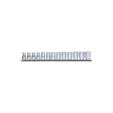 Beta 13-Piece Bi-Hex Hand Socket Set On Support Rail 3/8 Inch - 910AS - 910AS/SB13
