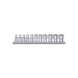 Beta 11-Piece 1/2" Bi-Hex Hand Socket Set On Support Rail - 920AS - 920AS/SB11