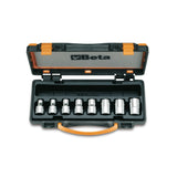 Beta 8-Piece 1/2" E-Torx Hand Socket Set In Case - 920FTX - 920FTX/C8