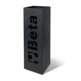 Betacollection Umbrella Stand Black Galvanized And Painted With Drip Tray - 9520P