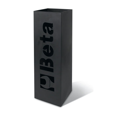 Betacollection Umbrella Stand Black Galvanized And Painted With Drip Tray - 9520P