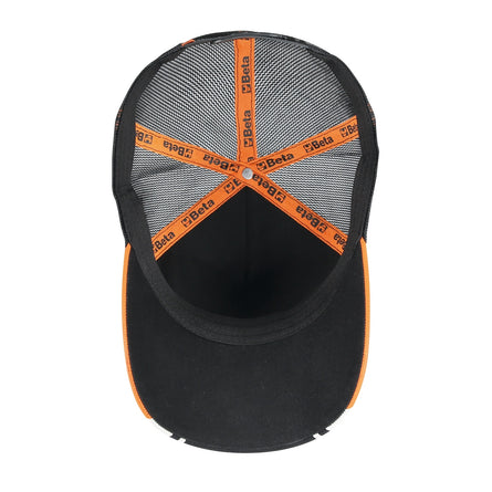 Betacollection Trucker Cap With Curved Visor Black - 9525TR
